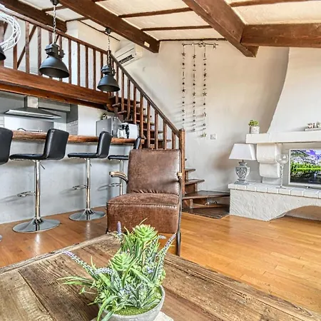 דירה Le Boise Merveilleux Duplex Rustique, Excellent Emplacement A Quelques Pas Du Palais